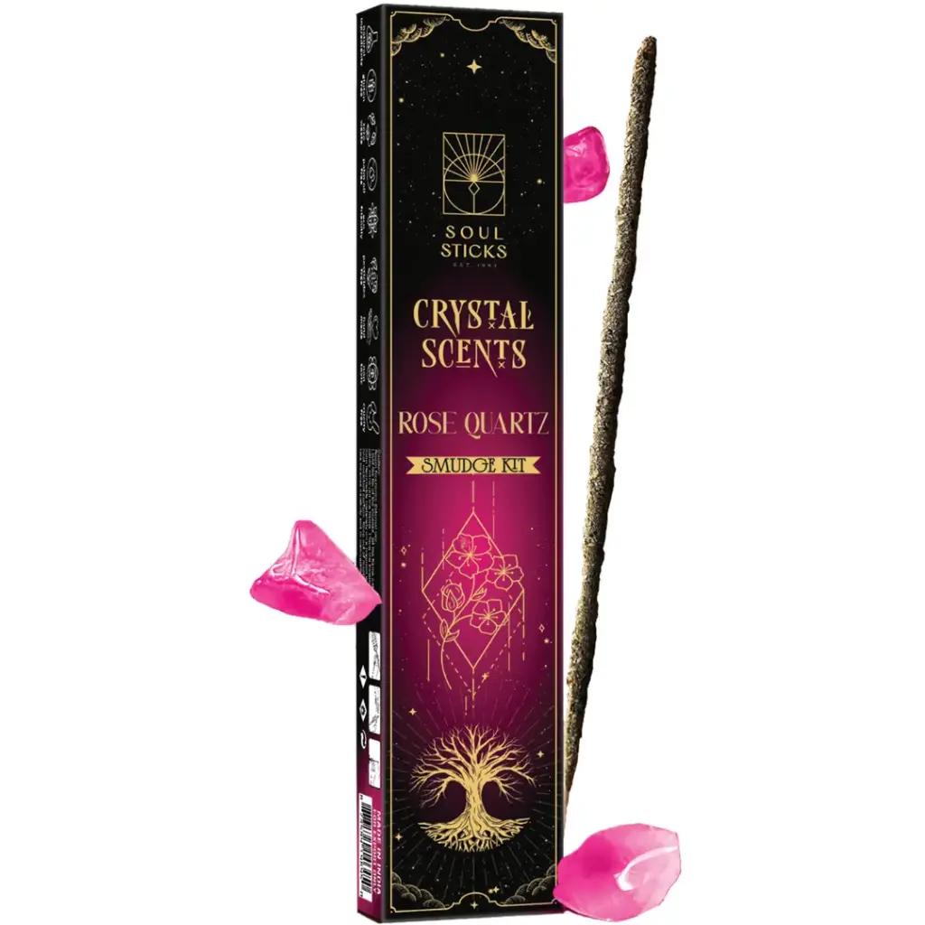 Rose Quartz Crystal Scents Smudge Kit 20g