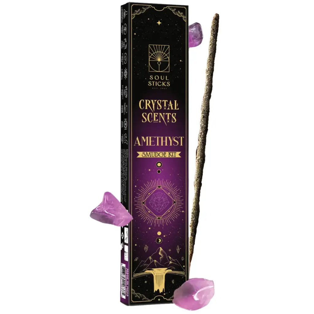 Amethyst Crystal Scents Smudge Kit 20g