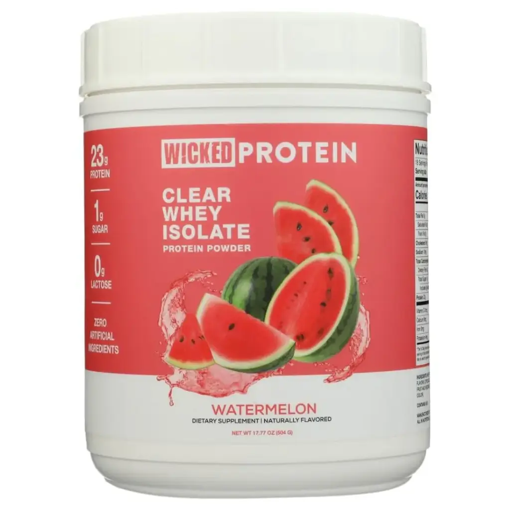 Wicked Clear Whey Protein Isolate Powder Watermelon 17.7oz