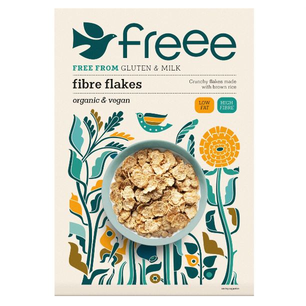 FREEE by Doves Farm Organic Fibre Flakes 375g