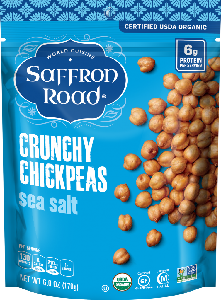 Saffron Road Crunchy Chickpeas Sea Salt 5.4oz