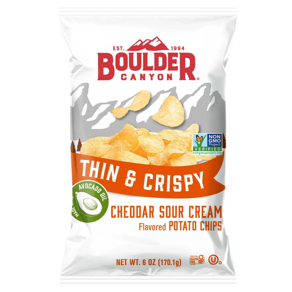 Boulder Canyon Cheddar Sour Cream Avocado Oil Chips 6oz