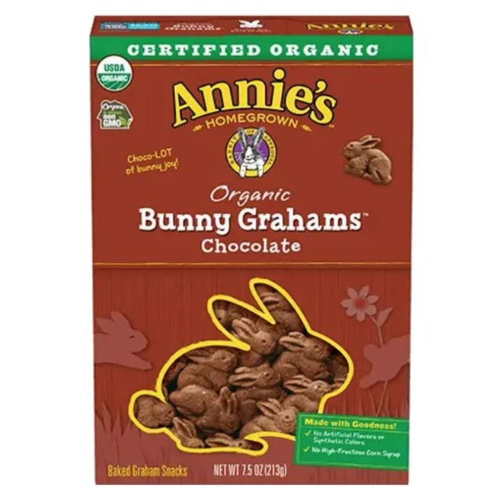 Annie's Organic Chocolate Bunny Graham Crackers 7.5oz