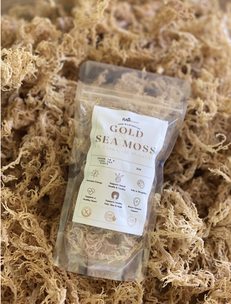 R A Wellness Gold Sea Moss 4oz