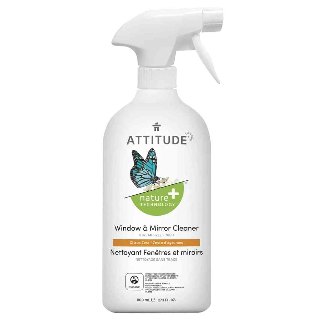 Attitude Window and Mirror Cleaner Citrus Zest 27oz