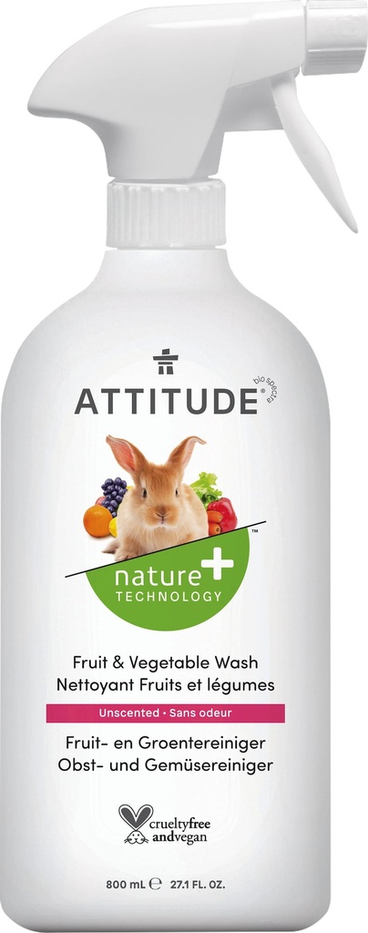 Attitude Fruit and Vegetable Wash Unscented 27oz