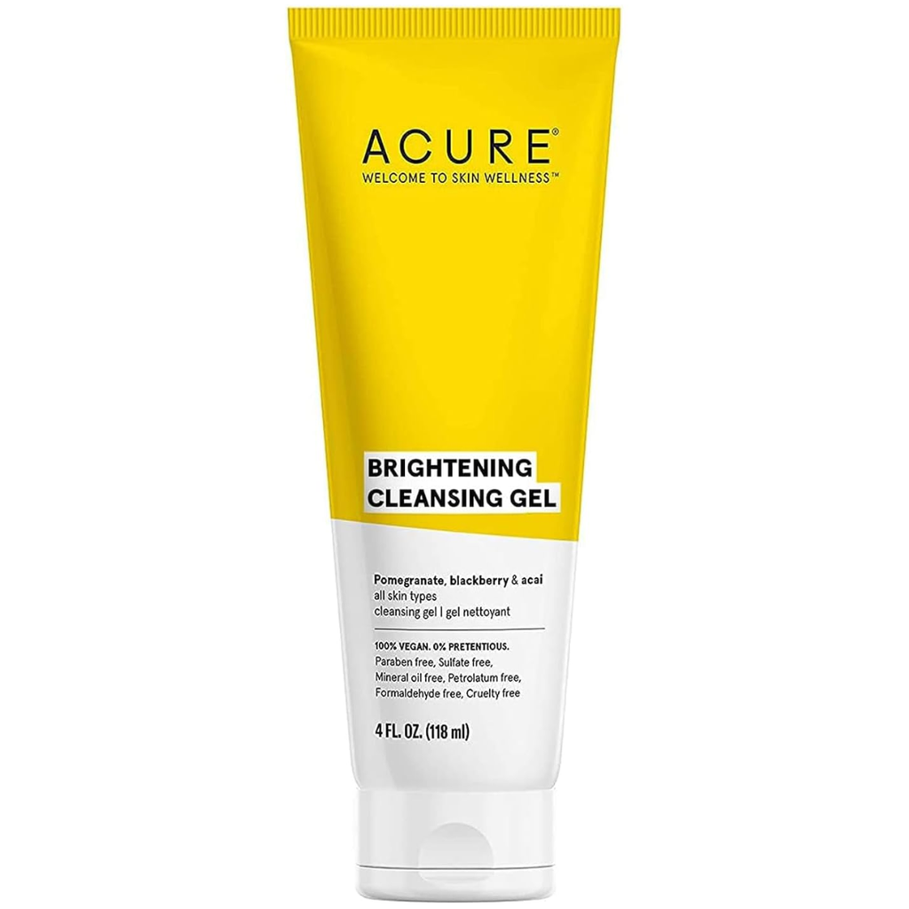 Acure Brightening Cleansing Gel 4oz