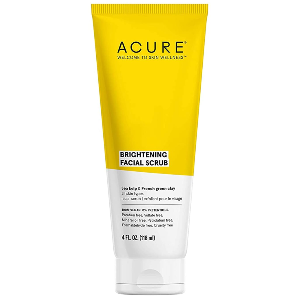 Acure Brightening Facial Scrub 4oz