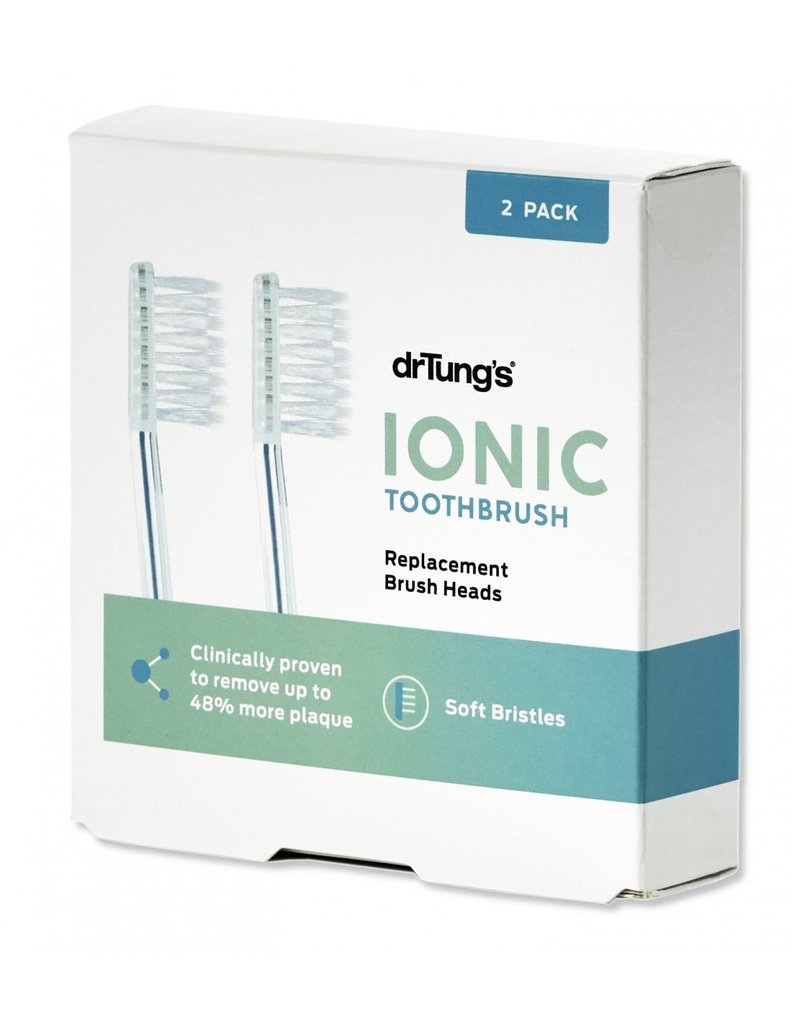 DrTung's Replacement Brush Heads 2pk
