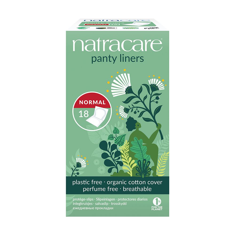 Natracare Normal Panty Liners Individually  Wrapped 18ct
