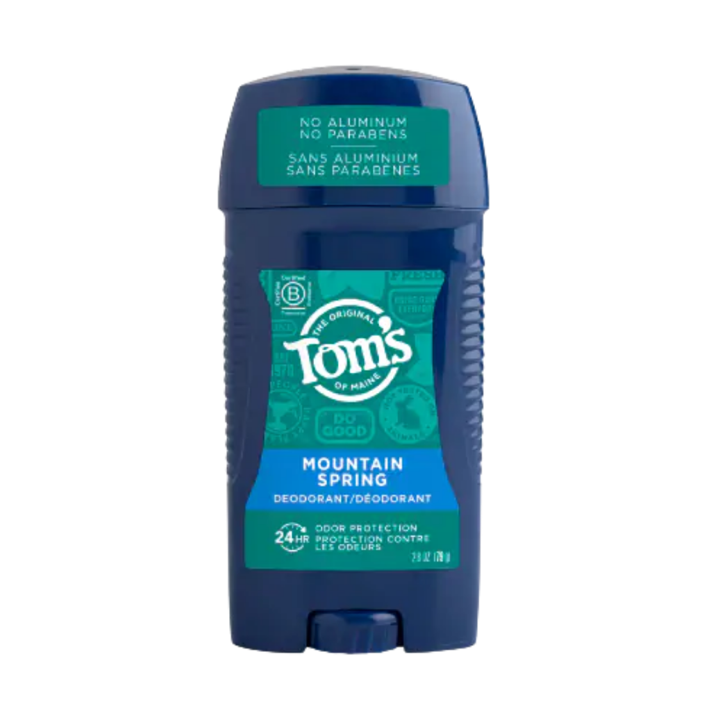 Tom's of Maine Men's Wide Stick Deodorant Mountain Spring
