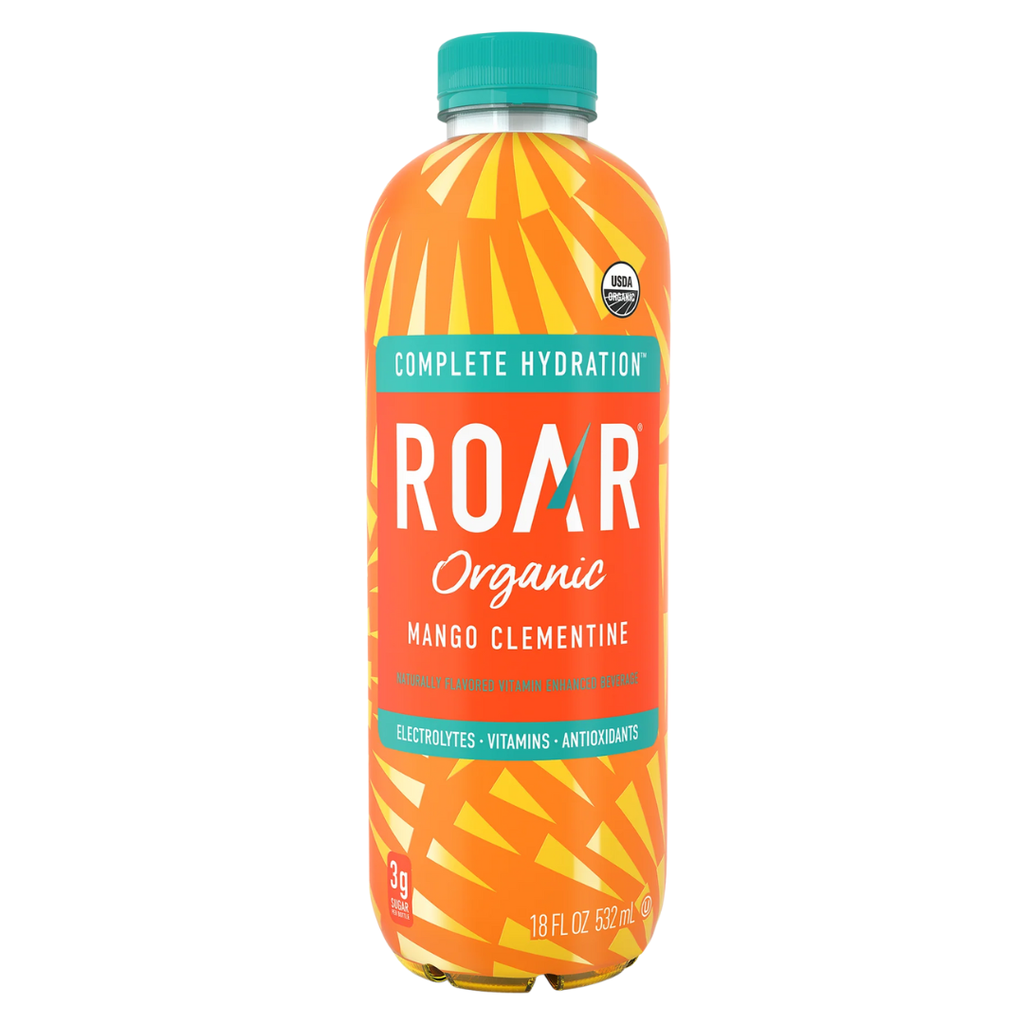 Roar Organic Mango Clementine Electrolyte Water 18oz