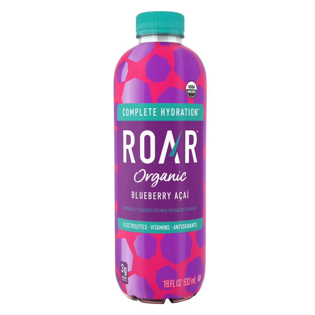 Roar Organic Blueberry Acai Electrolyte Water 18oz