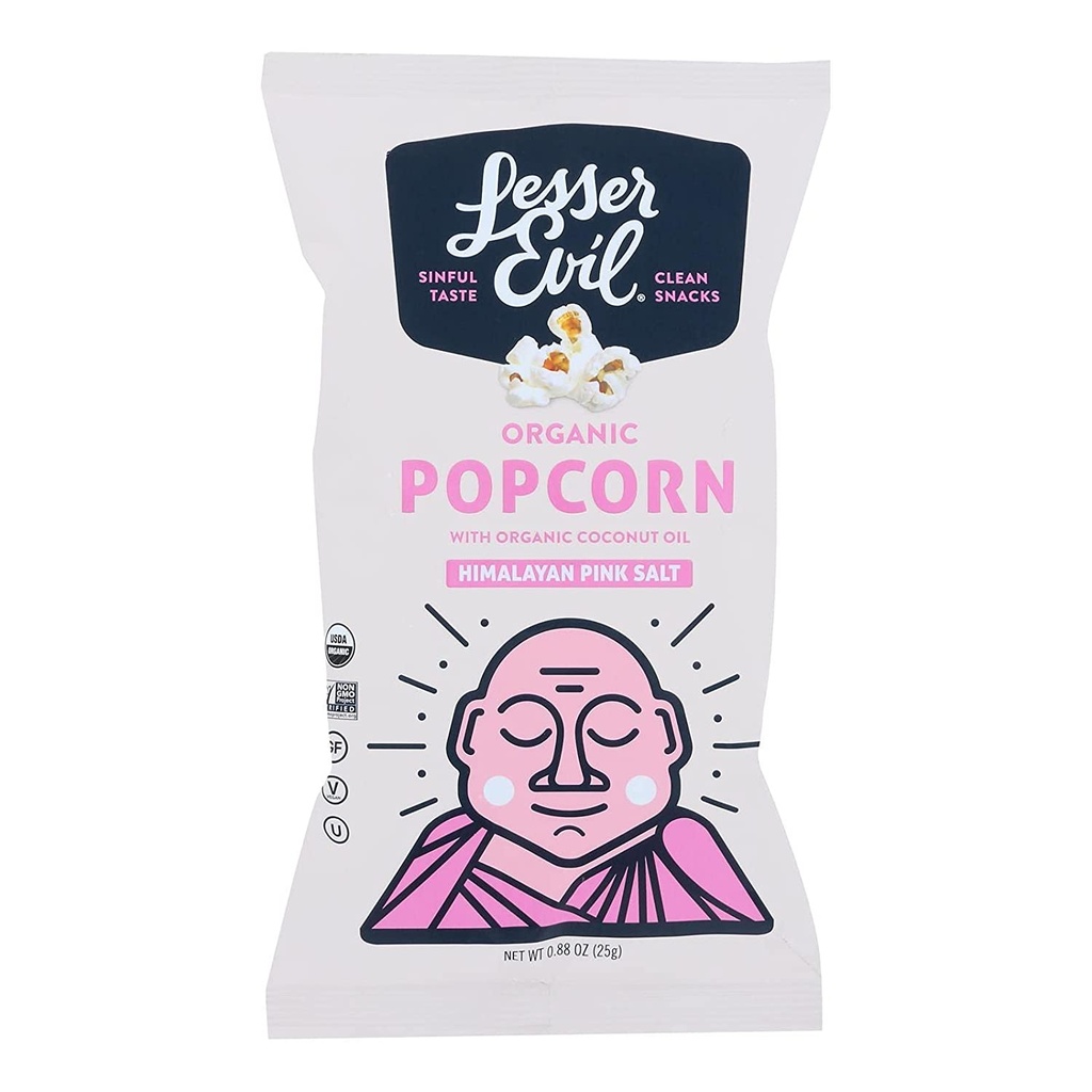 Lesser Evil Popcorn Himalayan Pink .88oz