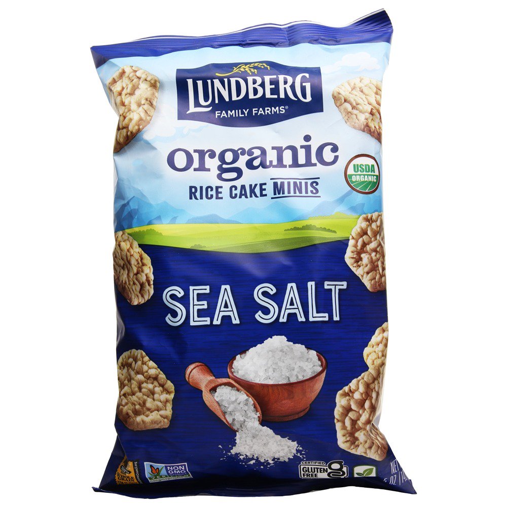 Lundberg Family Farms Organic Rice Cake Minis Lightly Salted 5oz