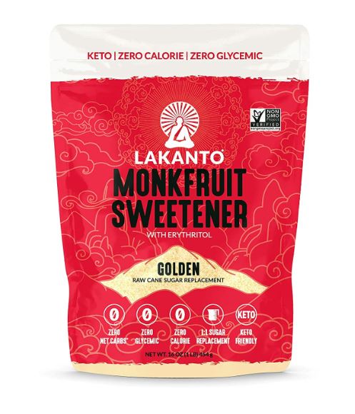 Lakanto Golden Monkfruit Sweetener 16oz