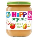 HiPP Organic Apple and Pear 100% Fruit Jar 4+ Months 125g