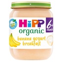 HiPP Organic Banana Yogurt Breakfast Baby Food Jar 6+ Months 125g