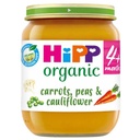 HiPP Organic Carrots, Peas & Cauliflower Baby Food Jar 4+ Months 125g
