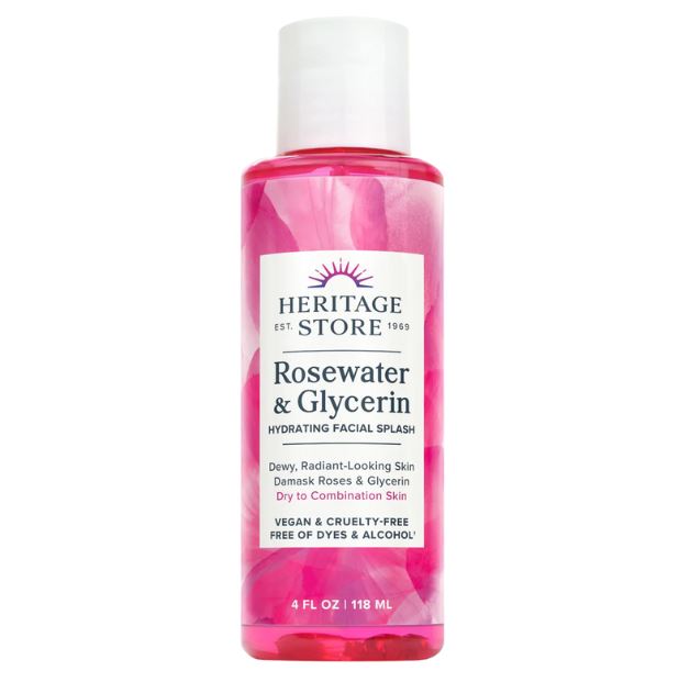 Heritage Rose Water & Glycerin Splash 4oz