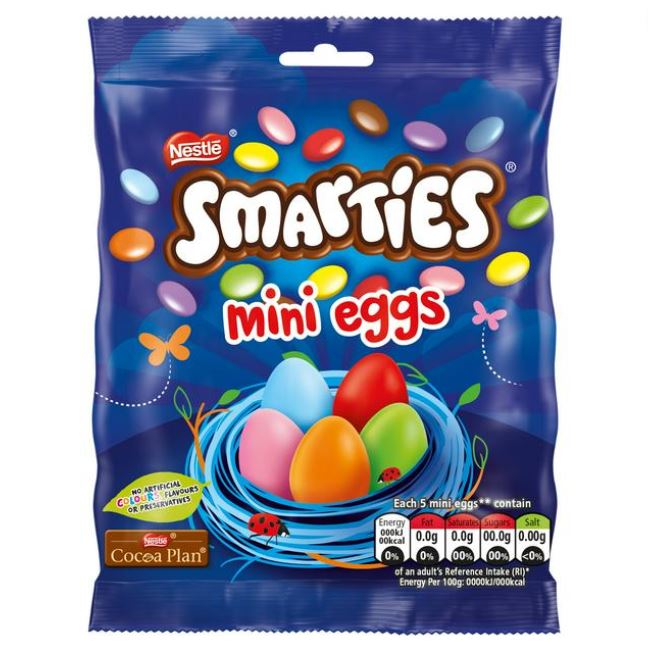 Smarties Mini Eggs 80g