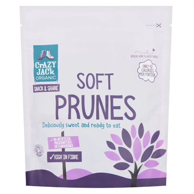 Crazy Jack Organic Soft Prunes 200g