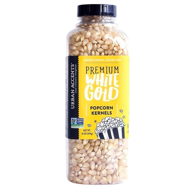 Stonewall Kitchen Premium White Gold Popcorn Kernels 16oz