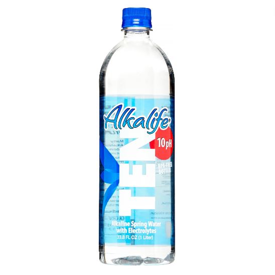 Ten Alkaline Alkalife Natural Spring Water 33.8oz