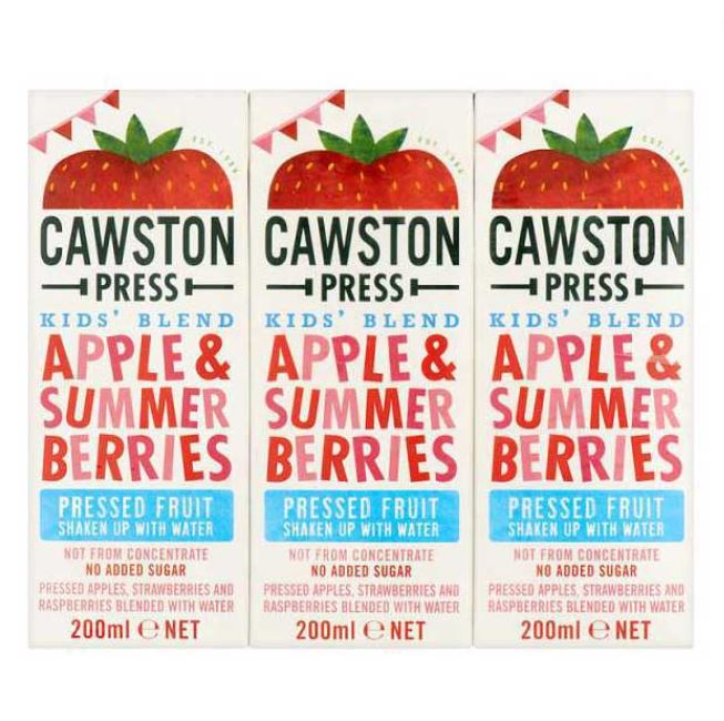 Cawston Press Summerberries Juice 3 x 200m