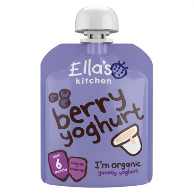 Ella's Kitchen Organic Berry Yoghurt 6M+ 90g