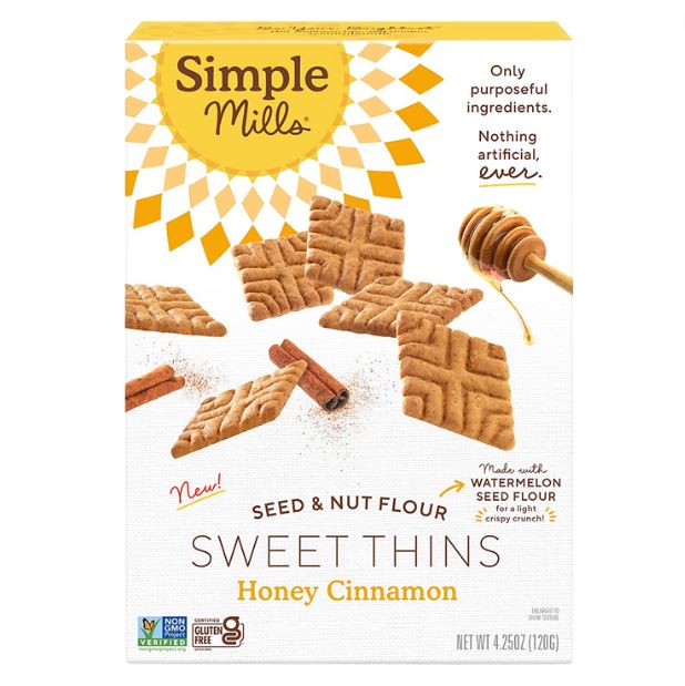 Simple Mills Sweet Thins Honey Cinnamon 4.25oz