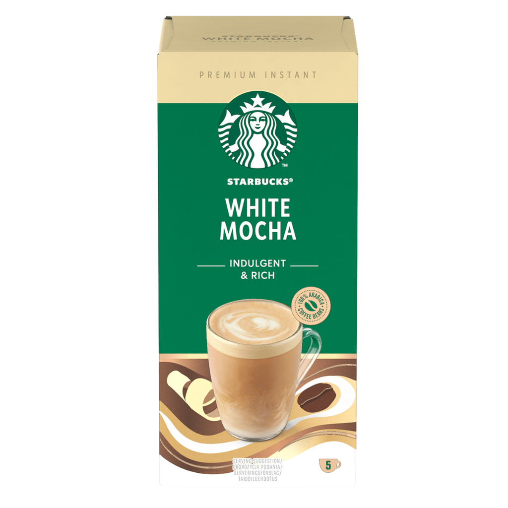 Starbucks White Mocha Premium Instant Coffee Sachets 5 x 22g