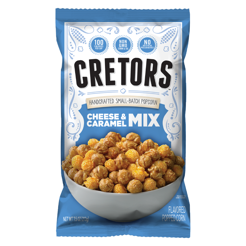 Cretors Popcorn Cheese & Caramel Mix 7.5oz