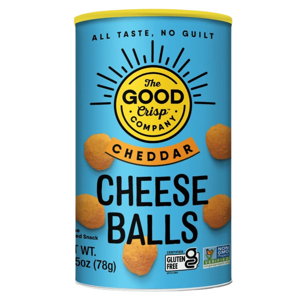 The Good Crisp Company Cheese Balls Cheddar 2.75oz