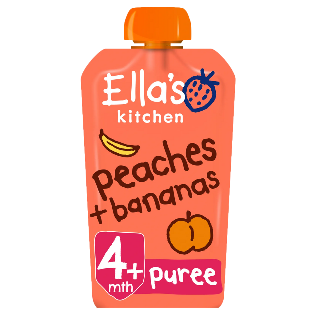 Ella's Kitchen Organic Peaches & Banana 4M+ 120g