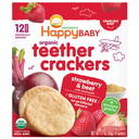 Happy Baby Organic Teether Crackers Strawberry Beet 1.69oz