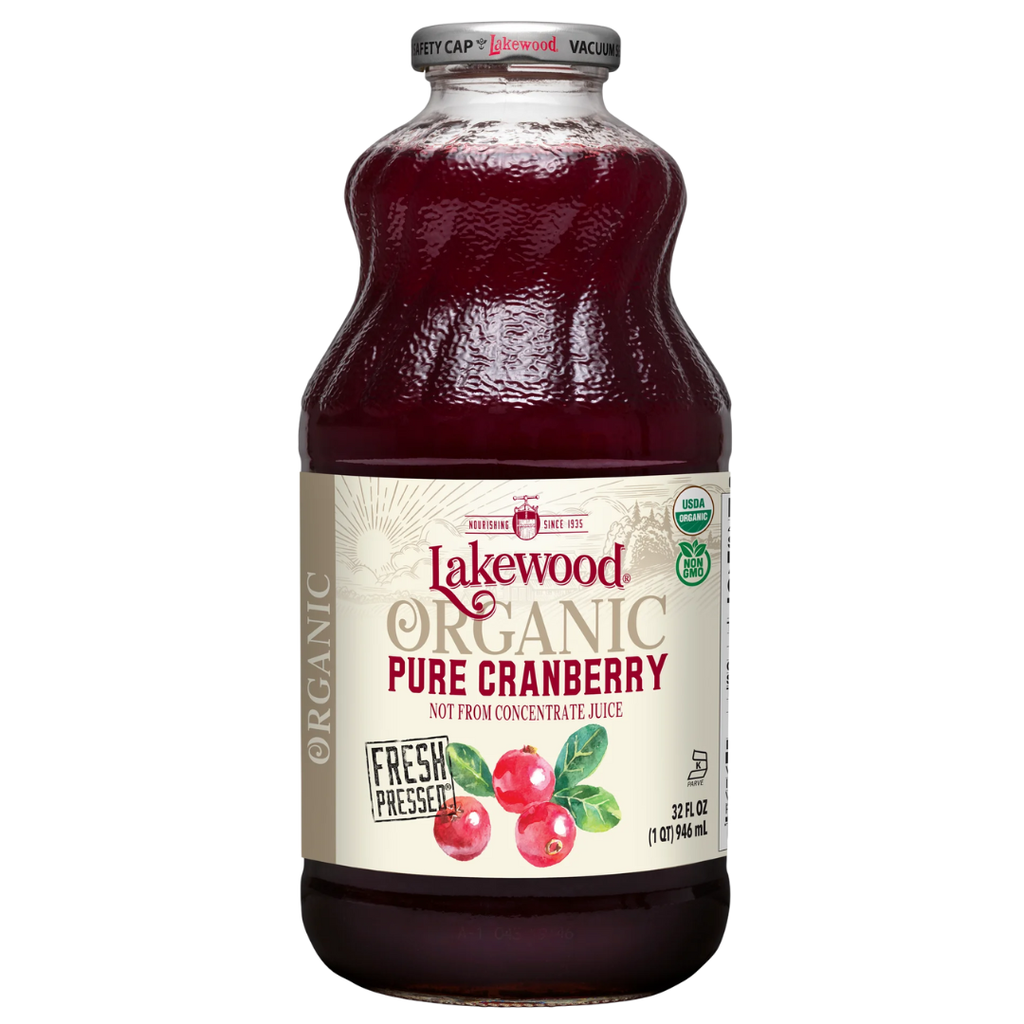Lakewood Organic Pure Cranberry Juice 32oz
