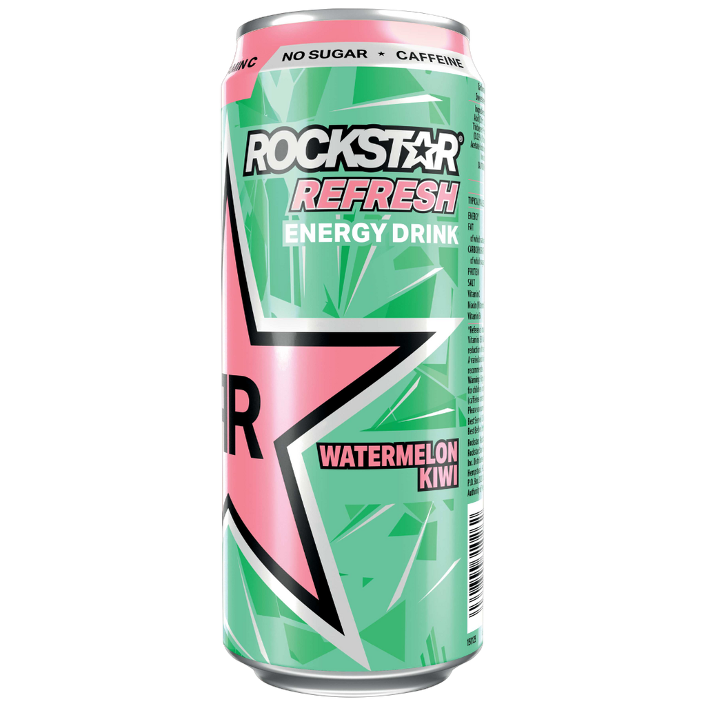Rockstar Refresh Energy Drink Watermelon Kiwi 500ml
