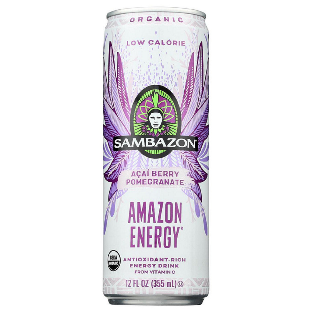 Sambazon Organic Amazon Energy Drink Low Calorie 12 oz