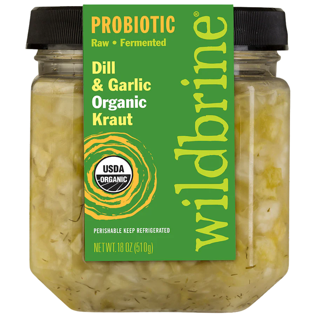 Wildbrine Dill & Garlic Sauerkraut Salad 18oz
