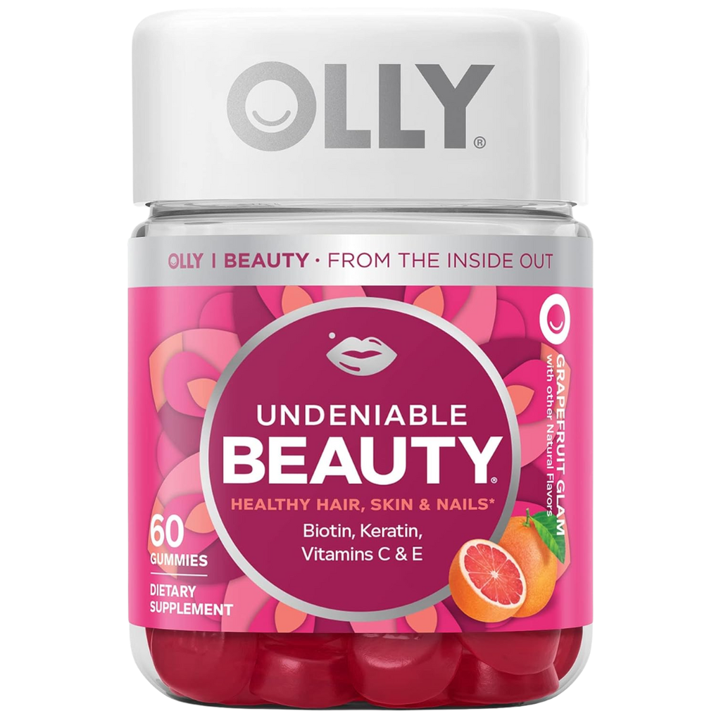 Olly Undeniable Beauty Gummy Grapefruit Supplement 60ct