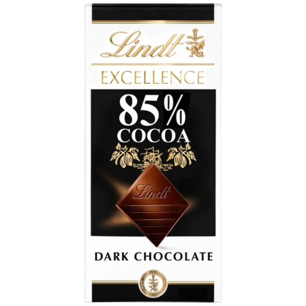 Lindt Cocoa 85% Chocolate Bar 3.5oz