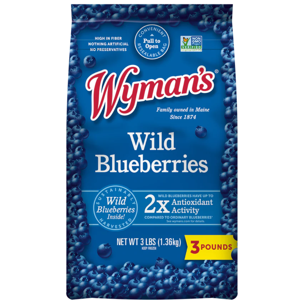 Wyman's Frozen Wild Blueberries 3 lb