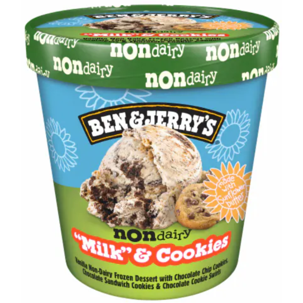 Ben and Jerry's Non-Dairy Milk & Cookies Ice Cream 16oz