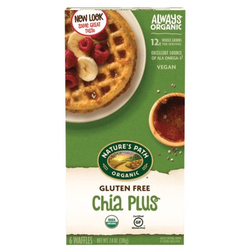 [204942-BB] Nature's Path Waffles Chia Plus 7.4oz