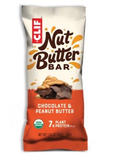 [205050-BB] Clif Nut Butter Bar Chocolate & Peanut Butter 1.76oz