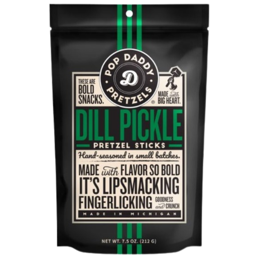 [205080-BB] Pop Daddy Pretzel Sticks Dill Pickle 7.5oz