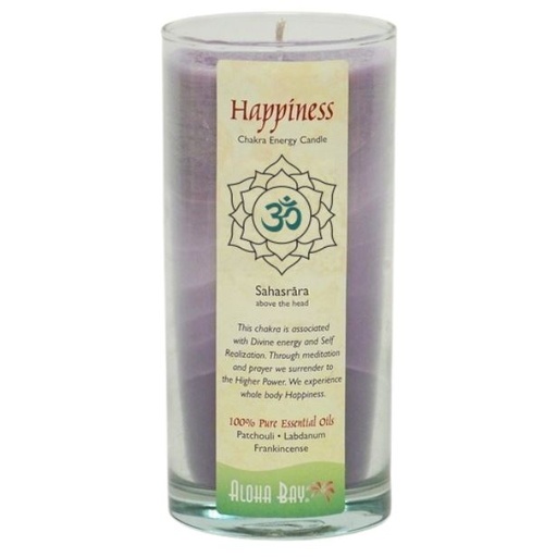 [205112-BB] Happiness Chakra Energy Jar Candle Sahasrar