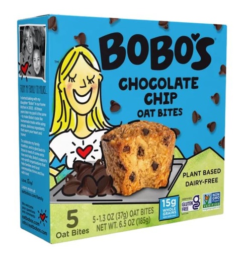 [205139-BB] Bobo's Oat Bites Chocolate Chip 5 Pack