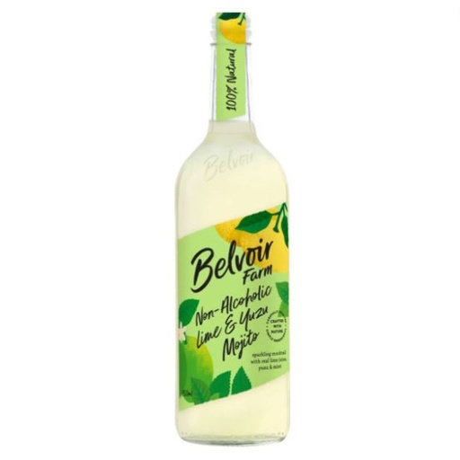 [205245-BB] Belvoir Farm Alcohol Free Cocktails Lime and Yuzu Mojito 750ml